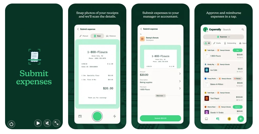 Expensify in der App-Ansicht – das sind die Alternativen.
