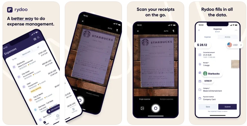 rydoo app store view