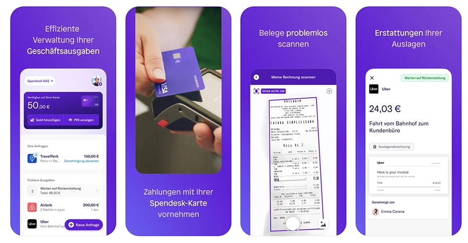 Spendesk ist eine Spesenmanagement-Lösung.