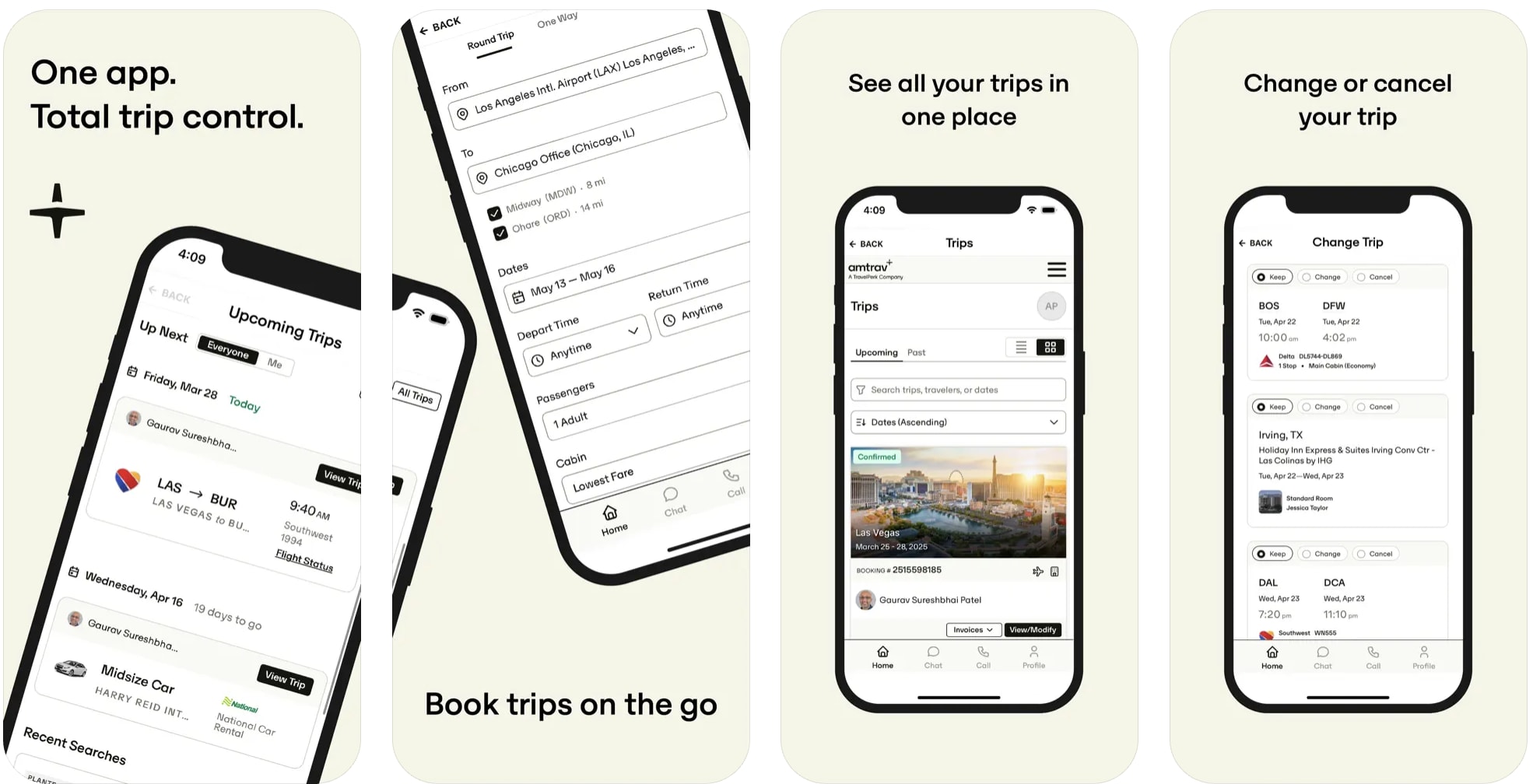 Amtrav app store view