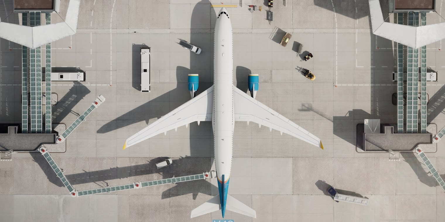 Travel - Airplane at the gate