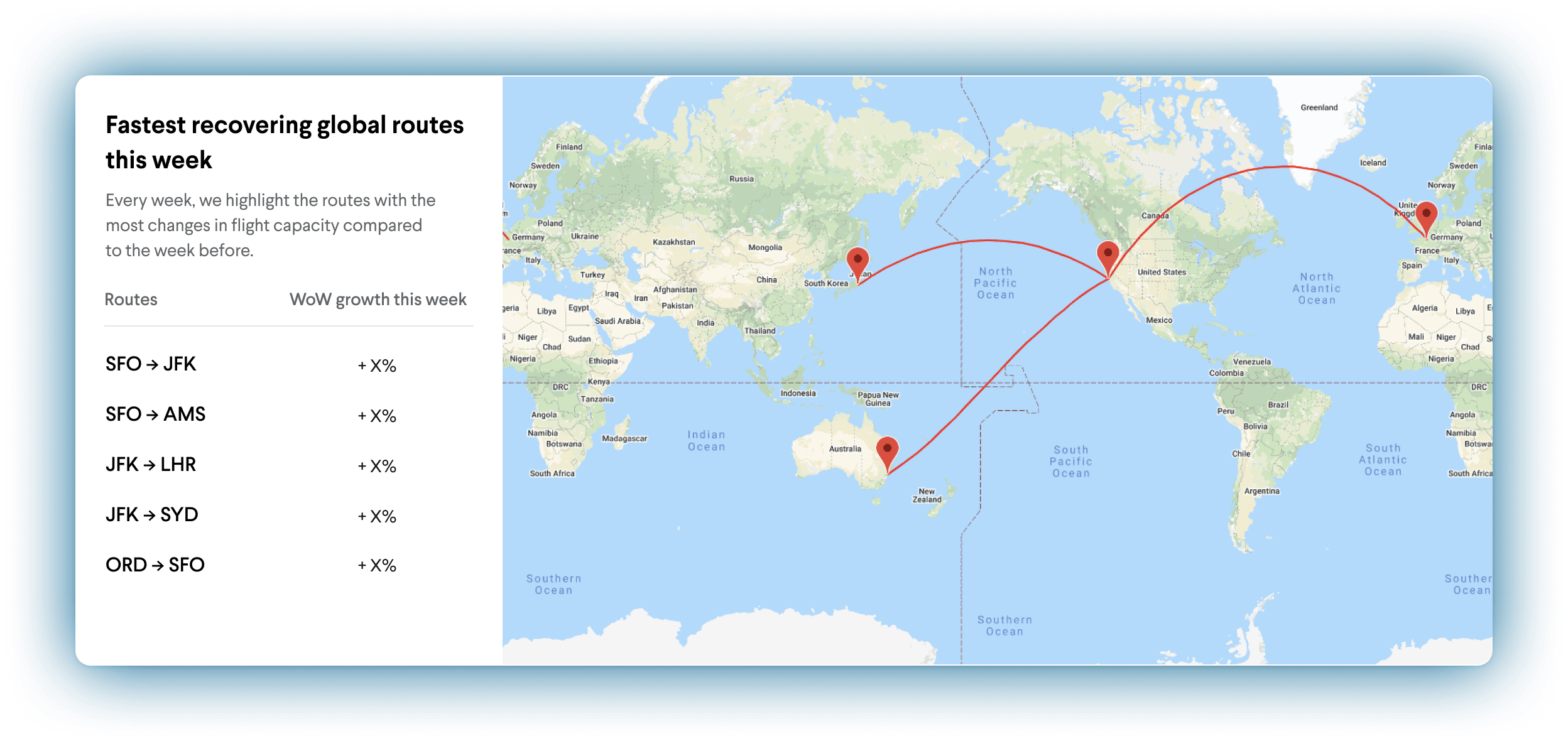 TripActions Product Screenshot - Departure flight search screen on laptop