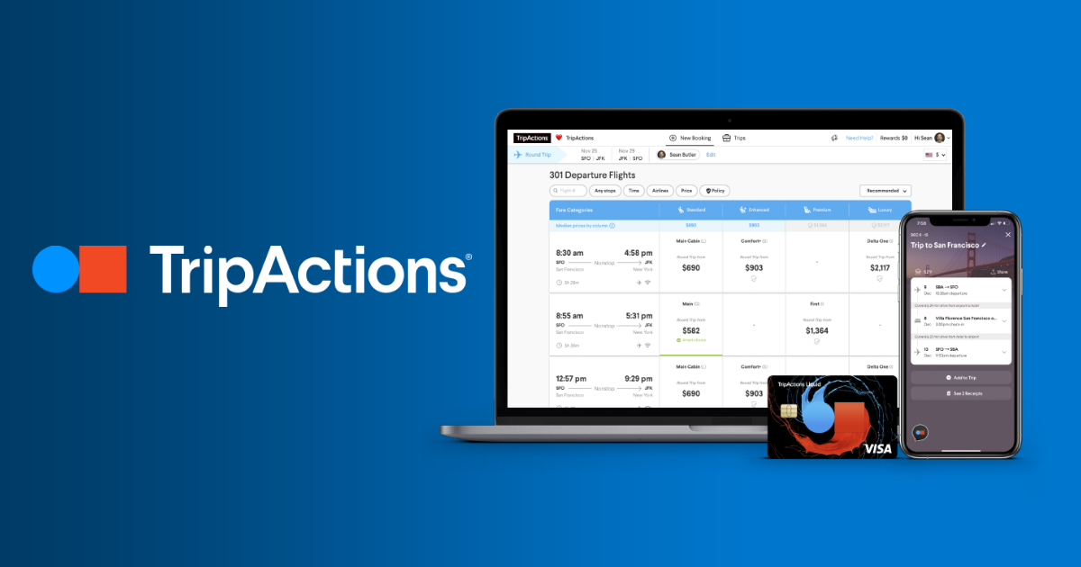 TripActions: Travel, Corporate Card, & Expense Management Platform