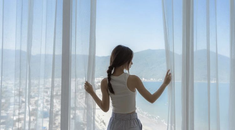 전객실 오션 뷰.