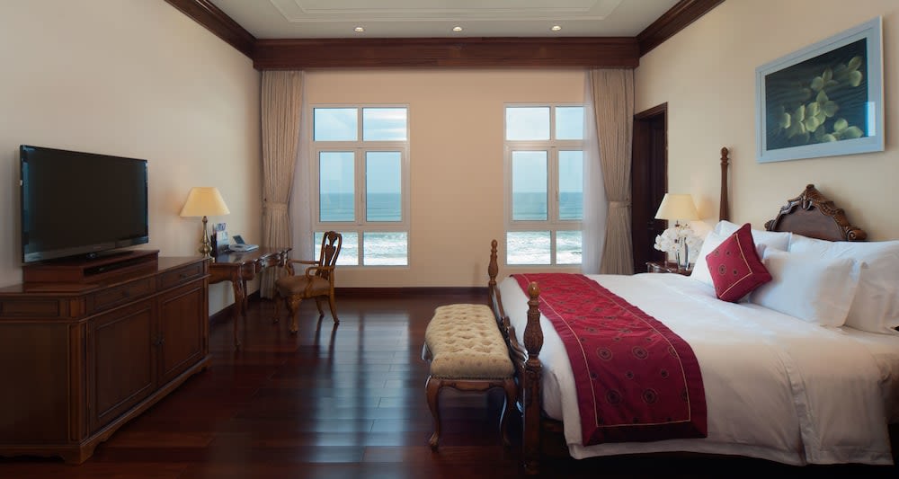 디럭스 더블룸 내부.