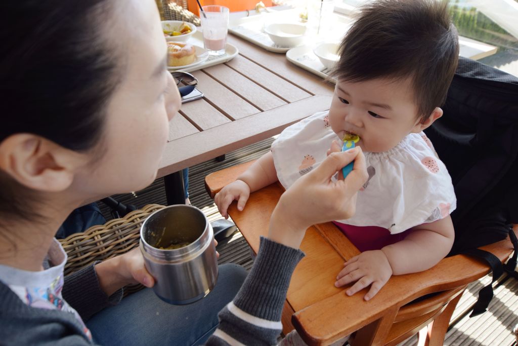 보온 도시락의 활용 (10개월)