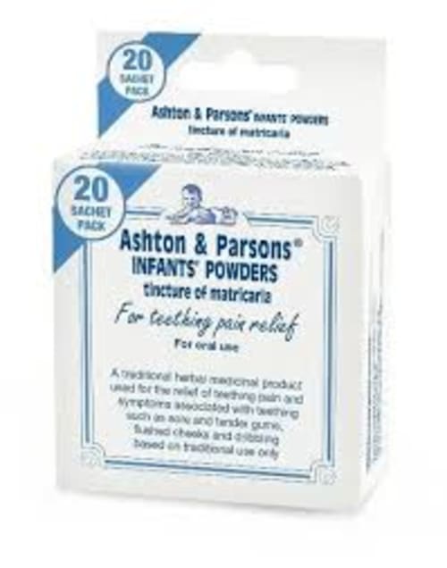 ashton & parsons teething powder