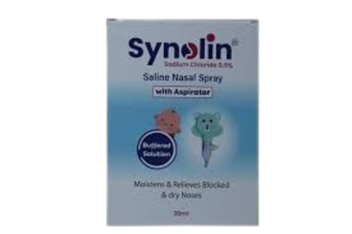 synolin saline nasal spray with aspirator