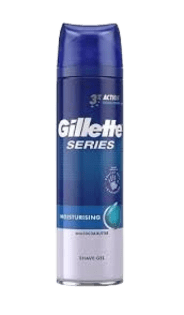 gillette series shaving gel with cacao butter