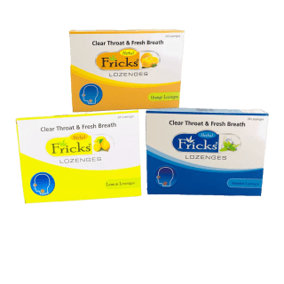 fricks lozenges (menthol/orange/lemon)