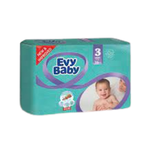 evy baby diaper midi twin 46*4