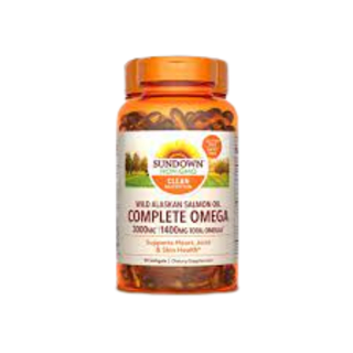 sundown omega complete 3, 5, 6, 7, 9 1400mg softgels