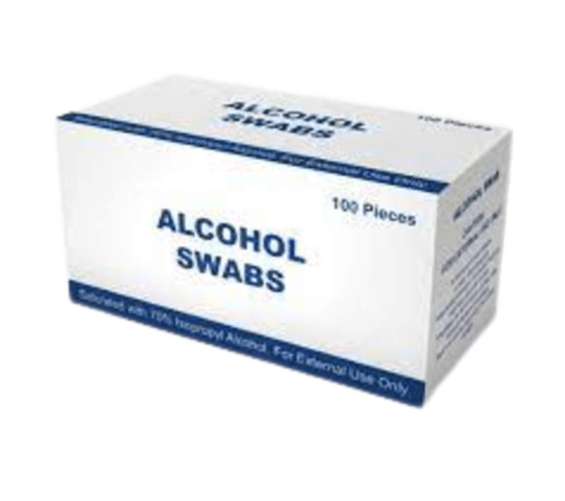 alcohol swabs