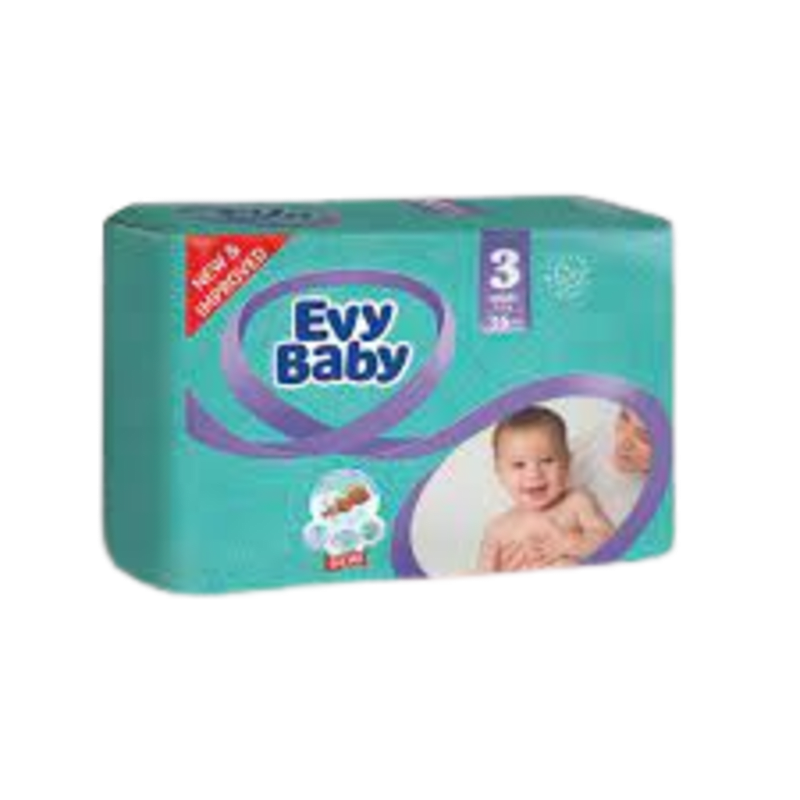 evy baby diaper midi twin 46X4