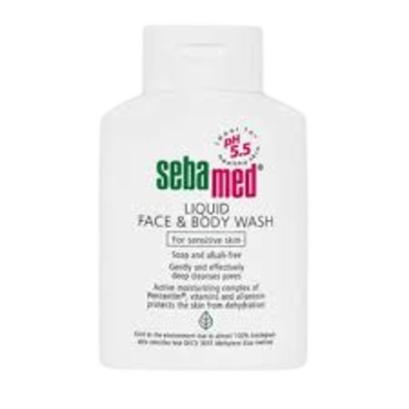 sebamed liquid face & body wash