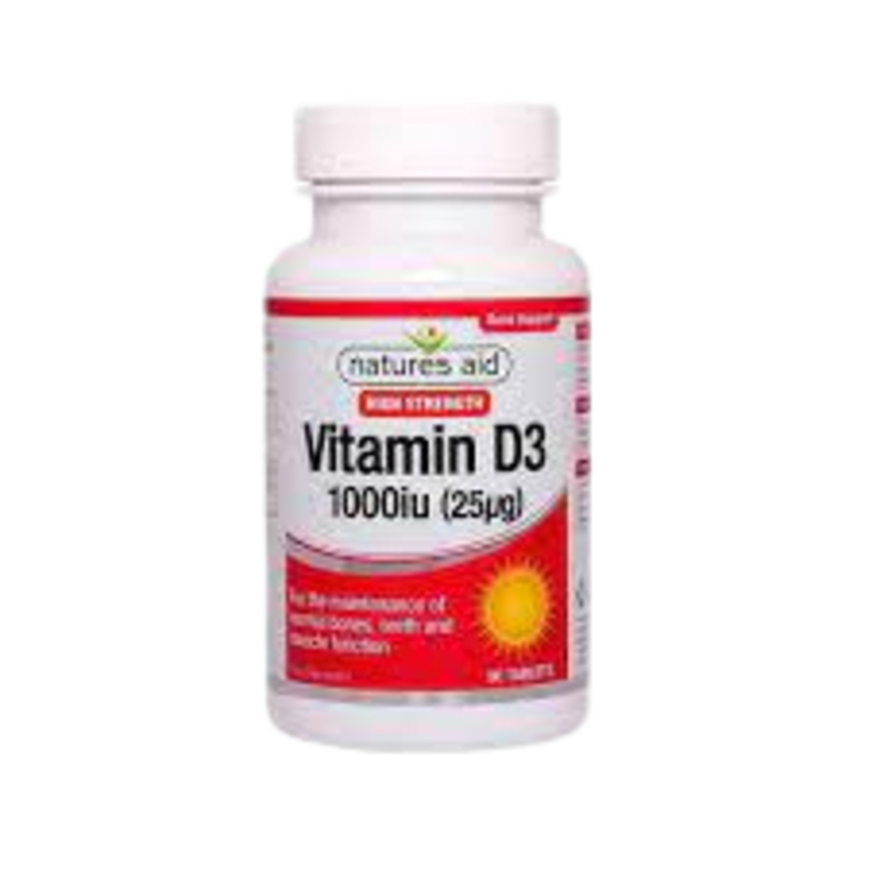 natures aid vitamin d3 1000iu (25ug) vegetarian