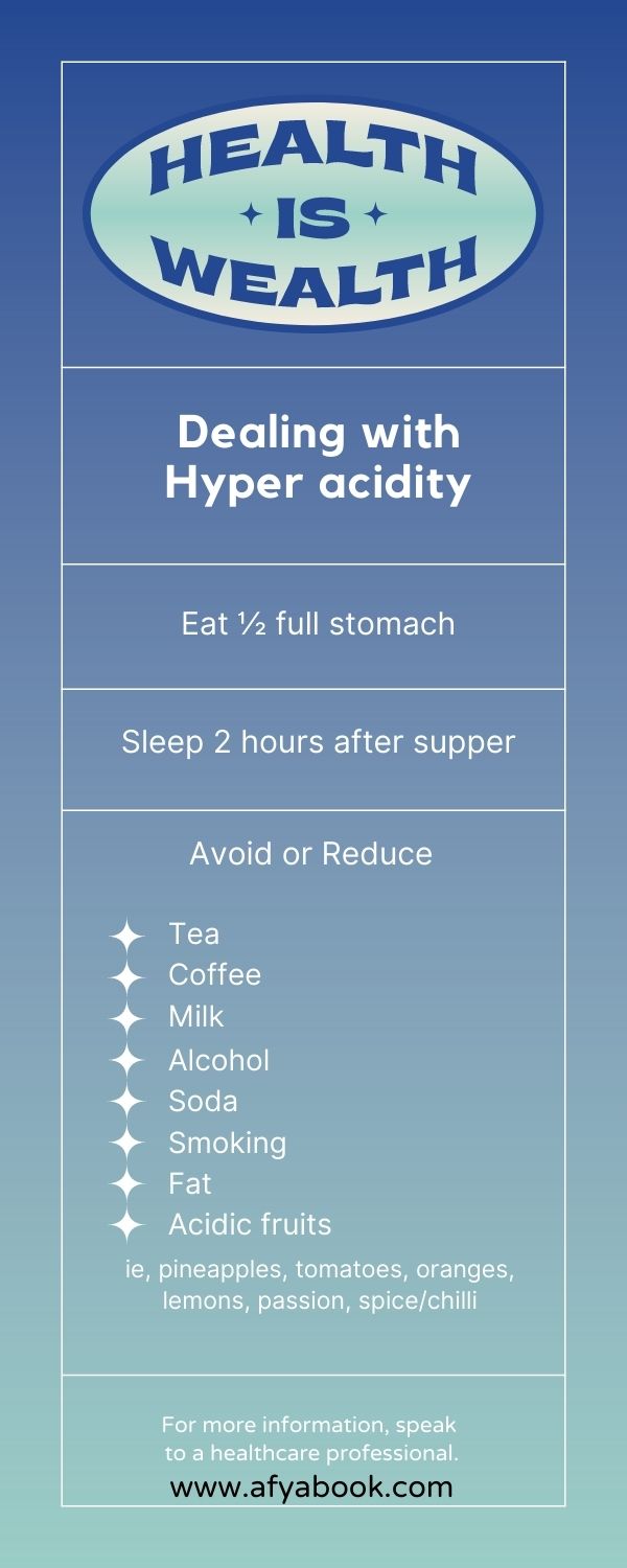 Acidity and reflux diet