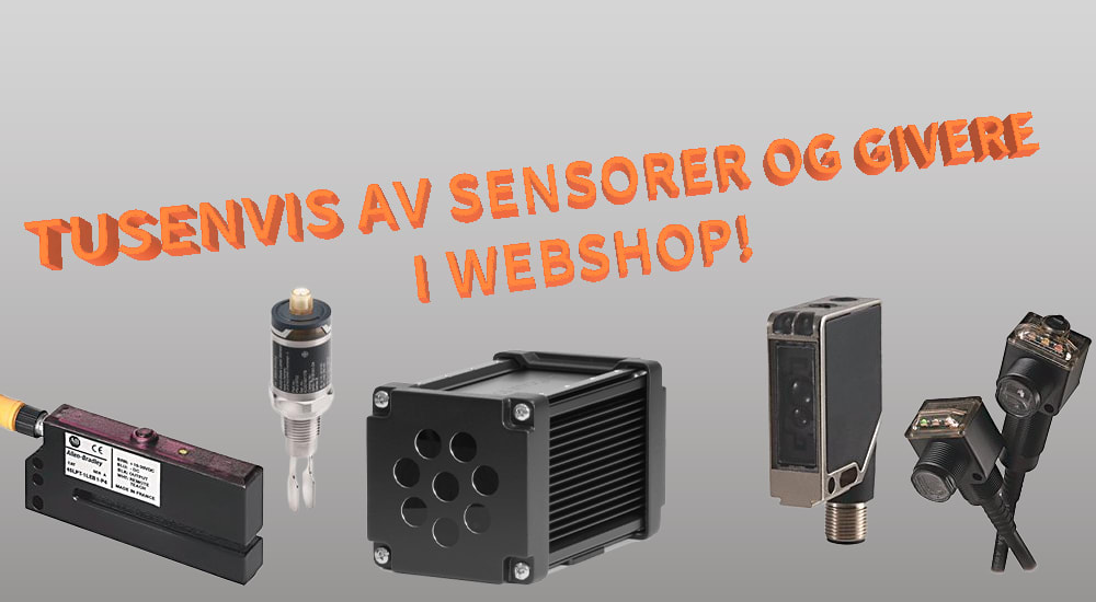 Sensorer og givere i webshopen