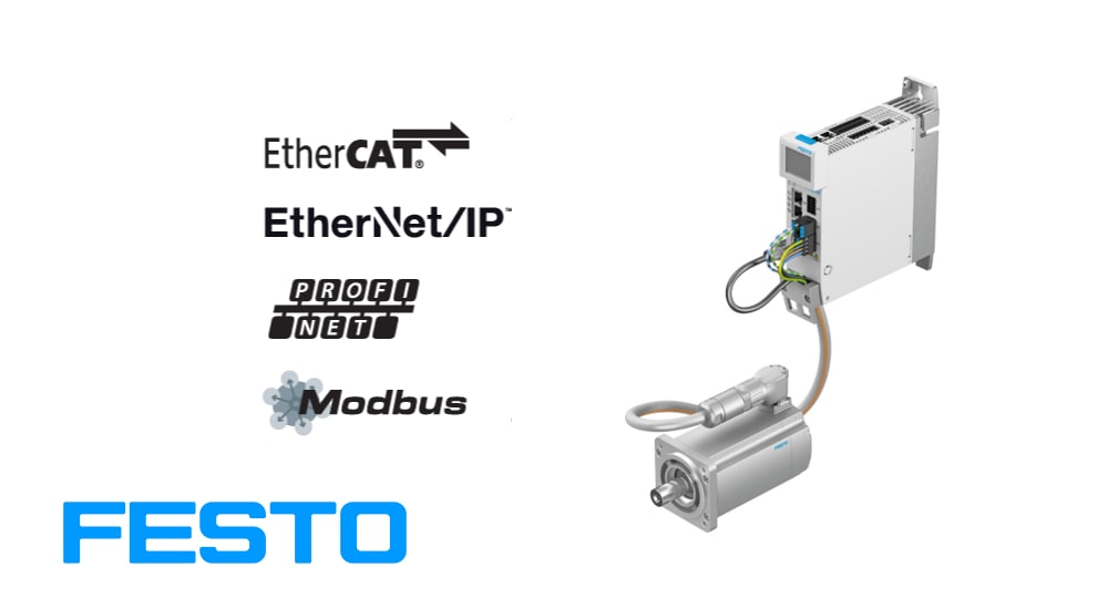 Festo lanserer servokontroller med multiprotokoll