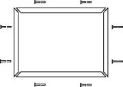 Standard Perimeter Trim Kit 750x1500