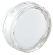 Trykkplate/Linse rund hvit