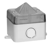 Beacon Lens Mini Square Beacon 115VAC RED