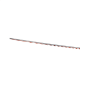 Faseskinne 1-pol 57-pin 80A UL508/IEC