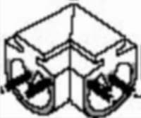 90 DEG.(H)CONNECTOR FOR 1610S