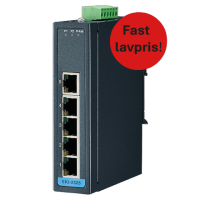 5-port Unmanaged Ind. Fast Ethernet Switch, 12-48VDC