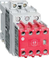 SIKKERH.KONT. 4KW-400V.24VDC LAVEFFEKT,2NO+3NC