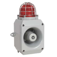 Ex Horn m/Klar/Hvit Xenon Strobe lys, 10J, 116dB, 120VAC