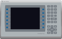 PanelView Plus 7 Performance 7'' Touch & Key  DLR 24VDC