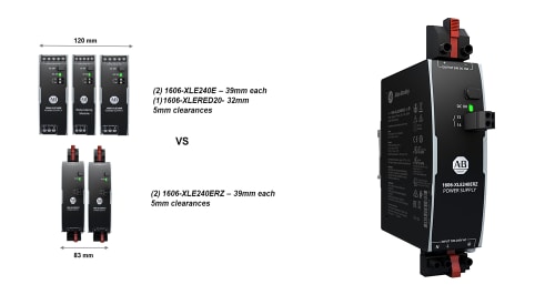 Powersupplies med innebygget redundans