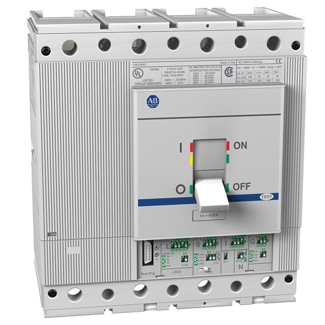 Effektbr.4-pol K str.250A Icu=50KA 400V just.term./magn.