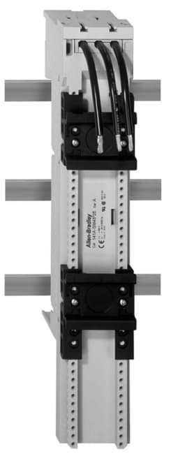 Skinneadapter ISO 63A m/ledn 63mm, med.lang
