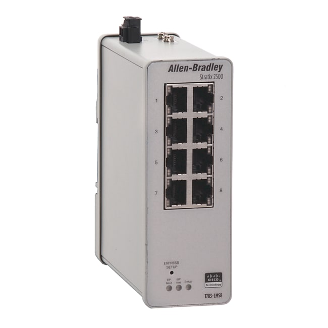 Stratix 2500 Switch, Lightly Managed with 8x10/100BaseT