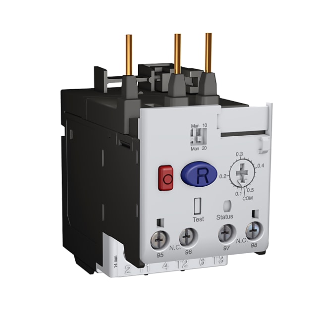 E100 0,1-0,5A Basic Direct Mnt Ovrld Relay 100-C09..C23