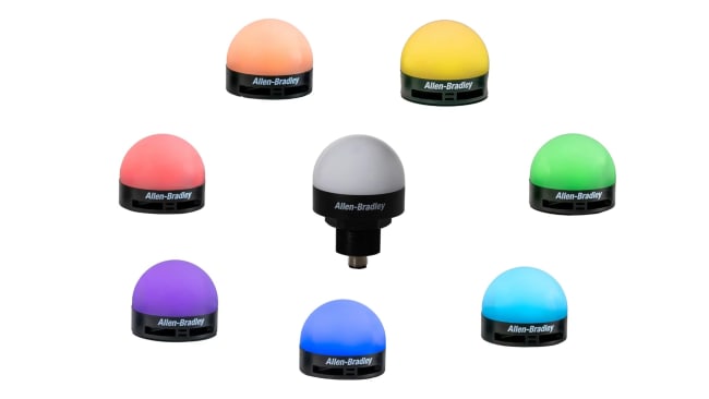 3 Color 35mm LED Indicator with sound