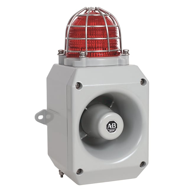 Ex Horn m/Rød Xenon Strobe lys, 10J, 116dB, 120VAC