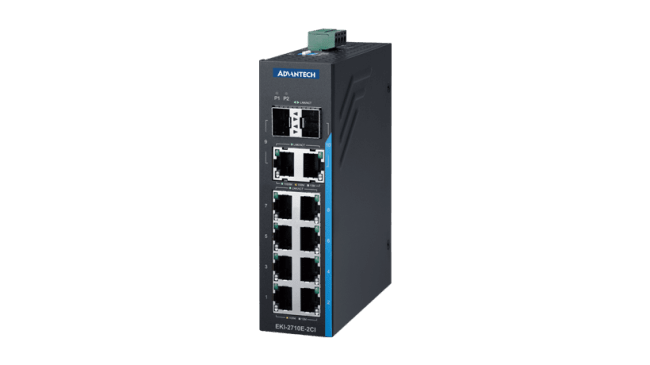 8FE+ 2GE Combo port Unmanaged Smart Switch with VLAN and QoS
