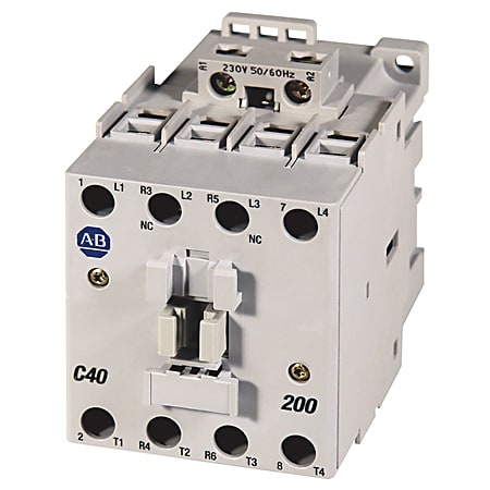 KONTAKTOR 43A AC3.24VDC LAV EFFEKT, SPOLE UNDER
