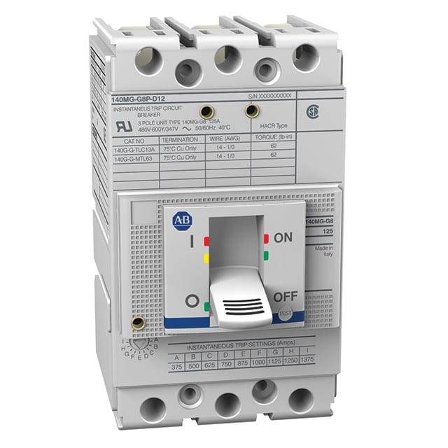 Effektbryter 50A Frame H  Mtr-Ckt Protector, Icu=65KA-480V