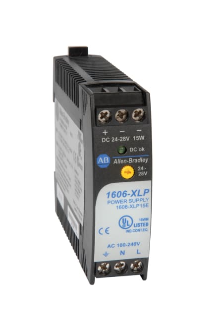 POWER 1-FASE 15W/0.6A-24VDC.100..240VAC