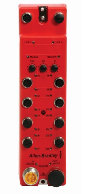 EtherNet/IP Safety ArmorBlock Input Module 16 Inputs, IP67