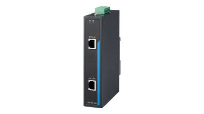1GE PoE Injector, IEEE802.3af/at, 24~48VDC, -40~75