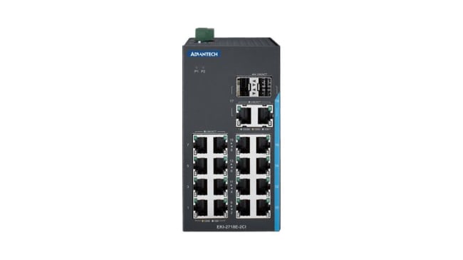 16FE + 2GE Combo Port Unm Switch with VLAN and QoS