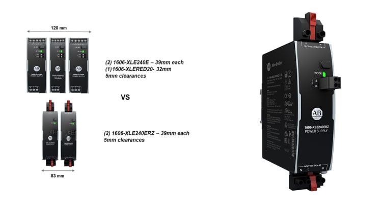 Powersupplies med innebygget redundans
