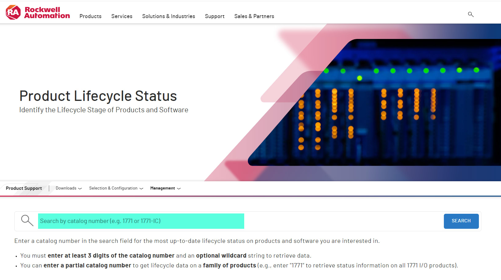Product lifecycle status - Rockwell Automation