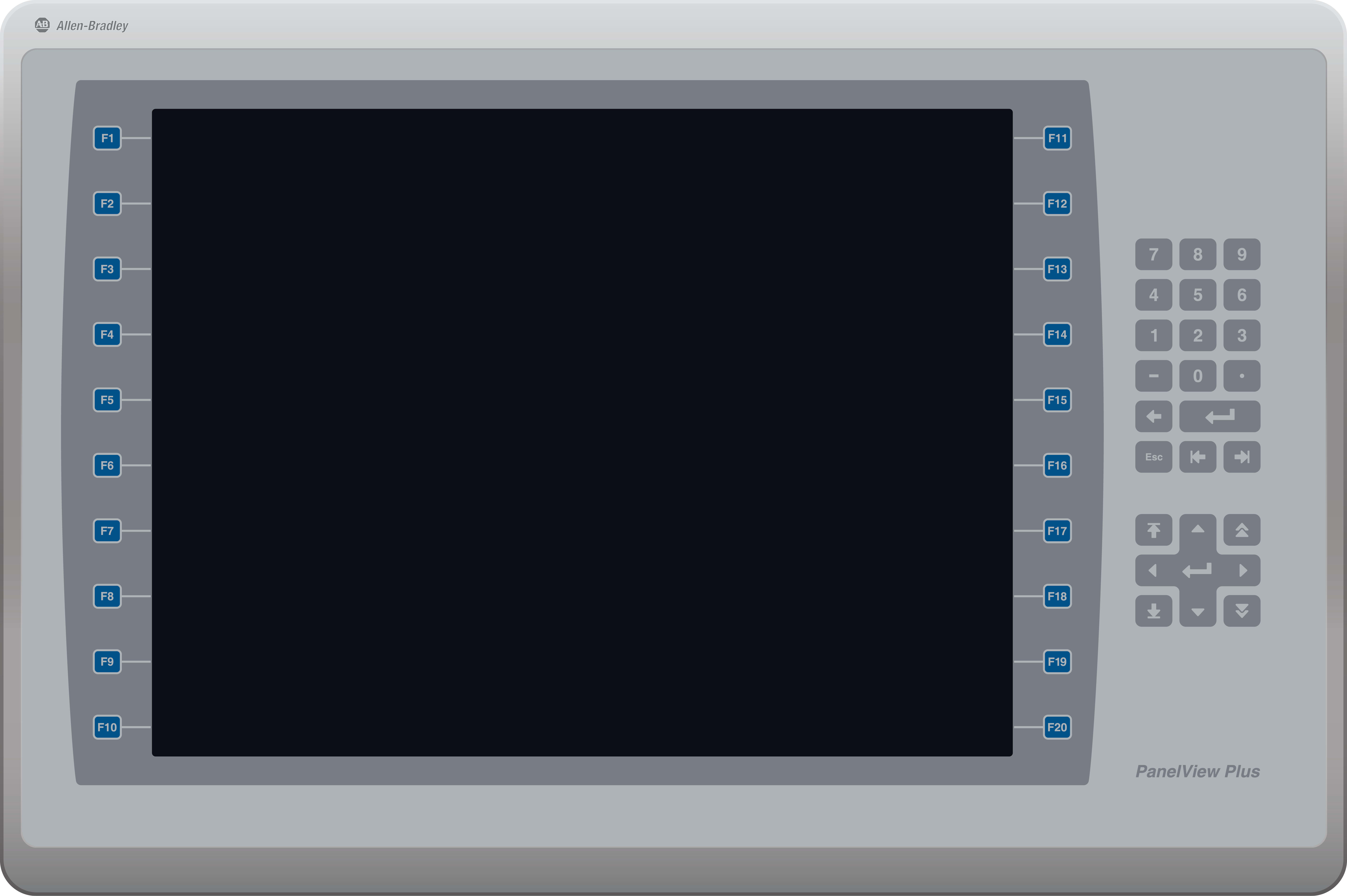 PanelView Plus 7 Performance 15'' Touch & Key DLR 230VAC TripleS