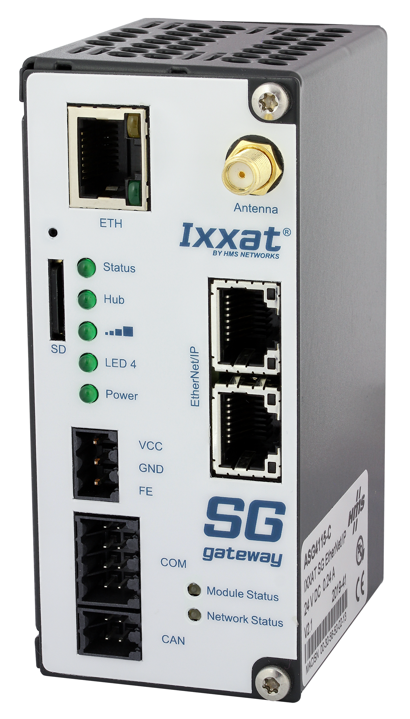 IXXAT SG-gateway with Ethernet I/P incl. SD-card Triple-S